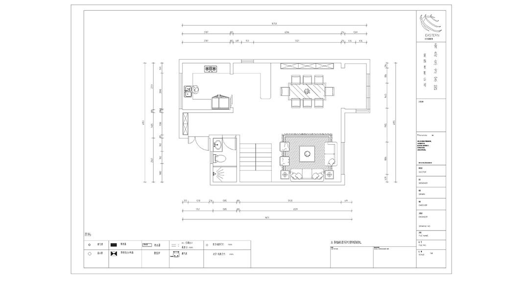 天一仁和瓏樾海153㎡別墅上疊一層戶型效果圖